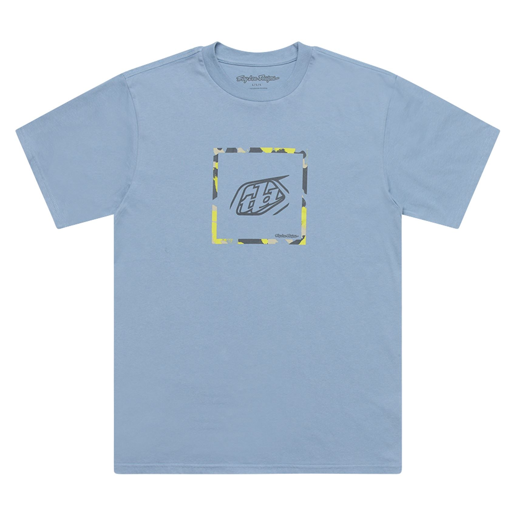 Troy Lee Designs Spring 2025 MX Velocity Casual T-Shirt Smoke Blue